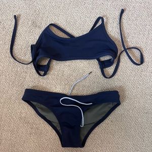 Navy blue jolyn bikini